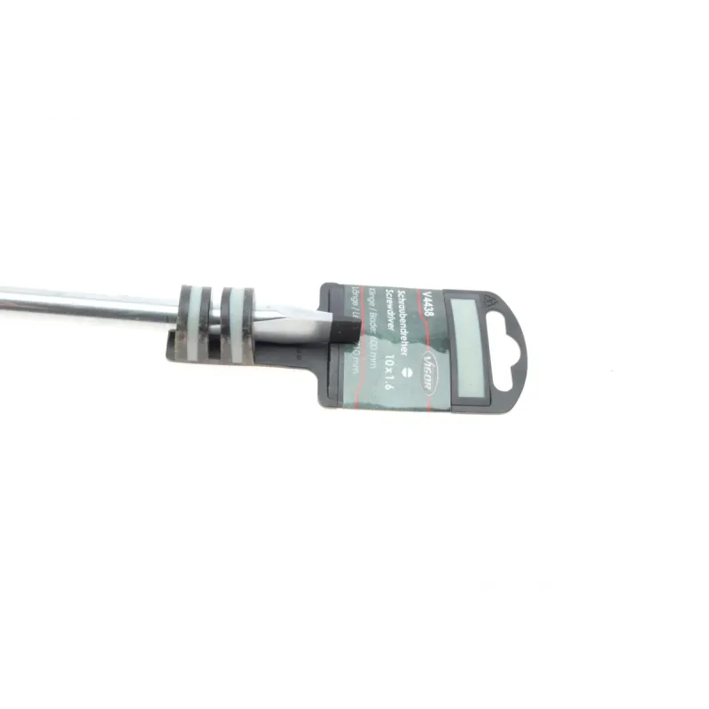 Викрутка VIGOR SL10 600 мм V4438 з плоским шліцом