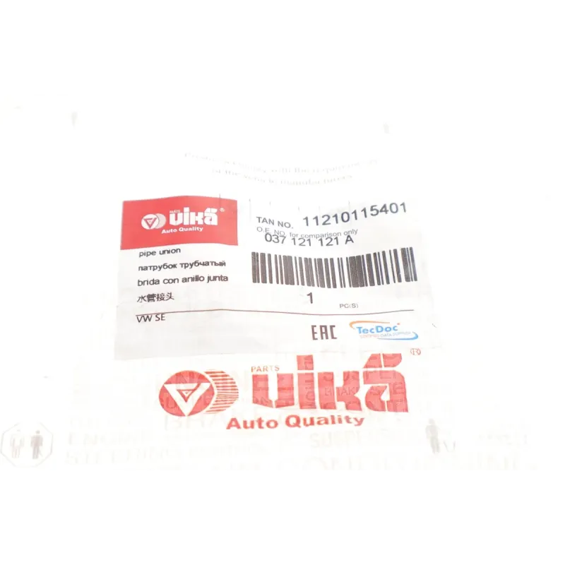 Фланець системи охолодження VIKA 11210115401 для VW Caddy II 1.9 TDI 1995-2004