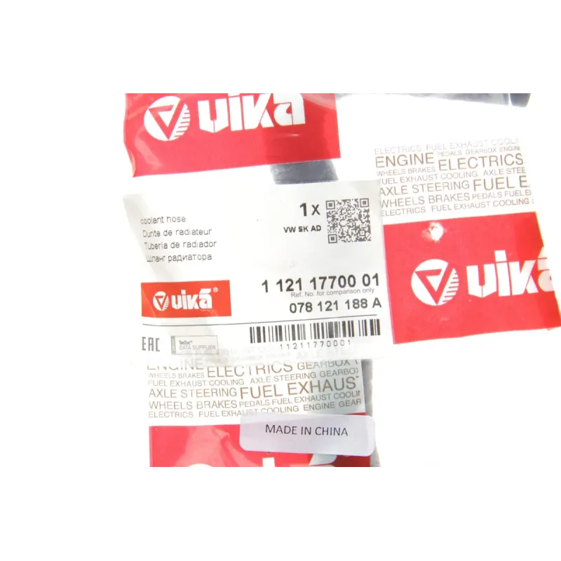 Патрубок радіатора VIKA 11211770001 для Skoda Superb, VW Passat 2.8 V6 1996-2008
