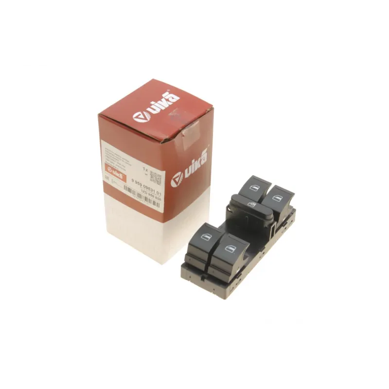 Кнопка склопідіймача (блок) VIKA 99590953101 для Skoda Fabia, Octavia 1.2-2.0 TDI 2004-2013 (ліва/права)