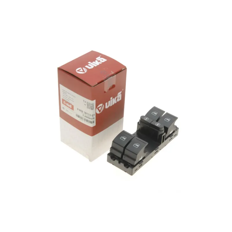 Кнопка склопідіймача ліва VIKA 99591811301 для Volkswagen Touareg 7LA, 7L6, 7L7 2002-2010