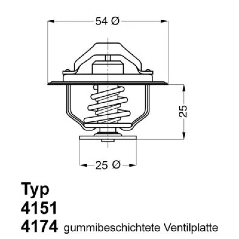 Термостат Renault Master II/Trafic 2.5-2.8D/TD/dTI 89-01 (79°C)