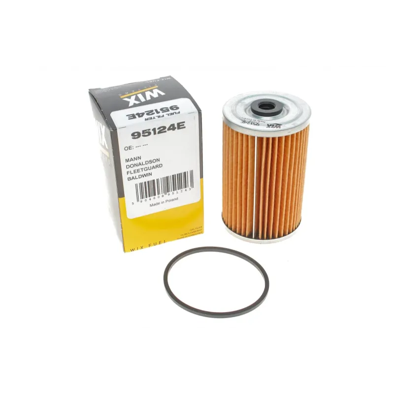 Фільтр паливний WIX FILTERS 95124E для MAN SD 200, Mercedes-Benz OH Series, FENDT Favorit, зовнішній діаметр 70 мм