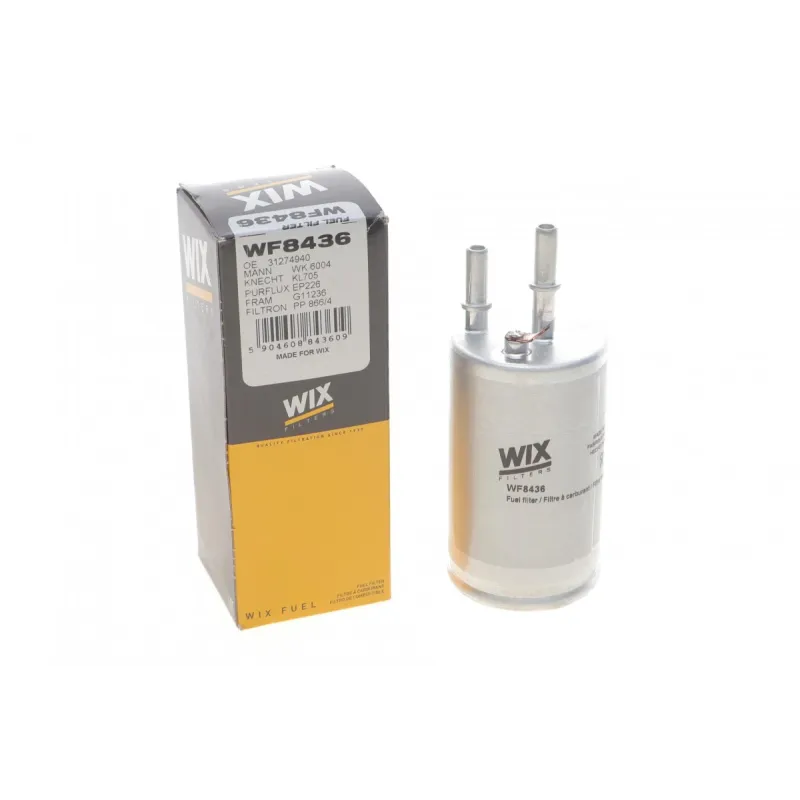 Фільтр паливний WIX FILTERS WF8436 для Volvo S60/S80/V70/XC60 1.6-3.2 2006-, 55x8 мм