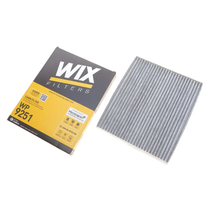 Фільтр салону вугільний WIX FILTERS WP9251 для Peugeot Bipper, Opel Combo, Fiat Doblo 215x265x20 мм