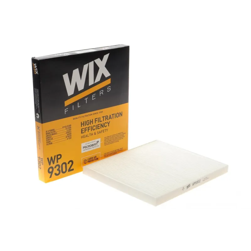 Фільтр салону WIX FILTERS WP9302 для Hyundai Accent, i40, Tucson, Kia Rio, Sportage, 226x203x17 мм