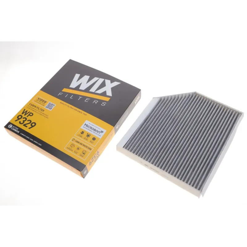 Фільтр салону вугільний WIX FILTERS WP9329 для Audi A4 B8 2007-, A6 C7 2011-, 241x145x35 мм
