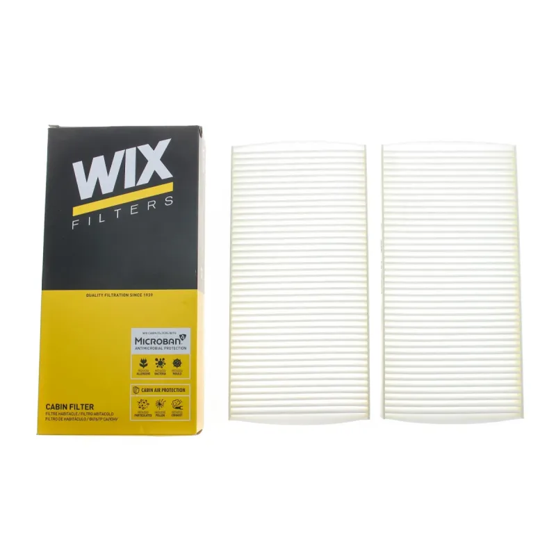Фільтр салону WIX FILTERS WP9354 для Hyundai Tucson, Kia Sorento 2004-2010, 215x108x17 мм (комплект 2 шт.)