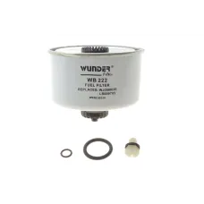 Фільтр паливний WUNDER FILTER WB 222 для Land Rover Discovery 2.7-3.6TD 2004-2012, 110.5 мм