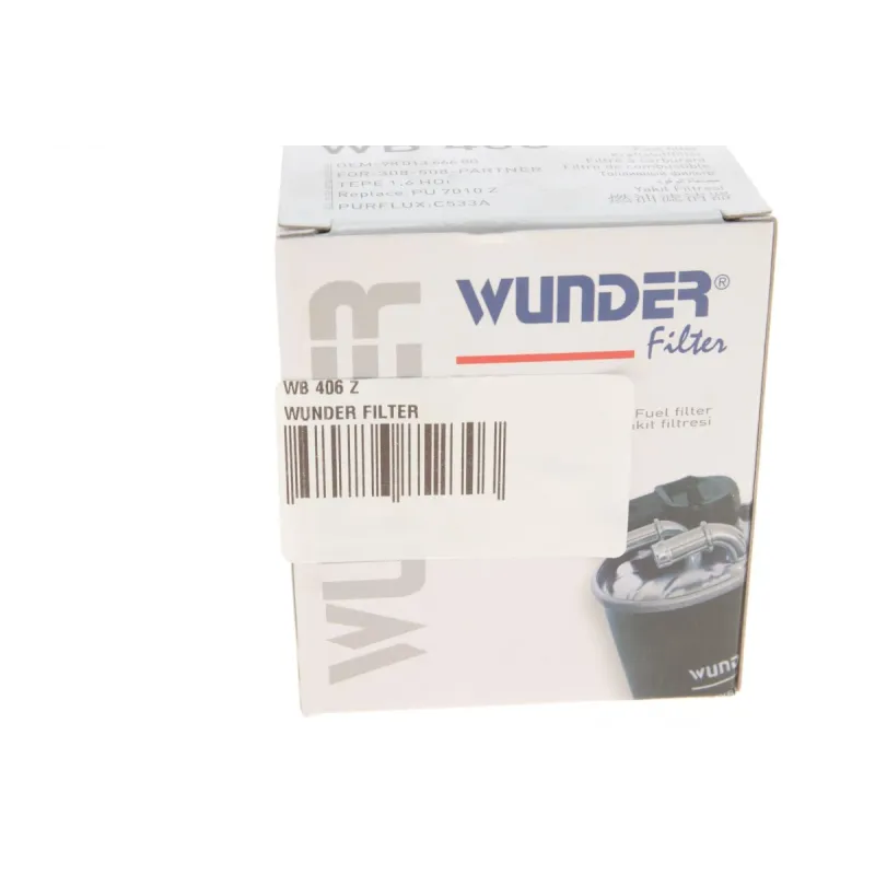 Фільтр паливний WUNDER FILTER WB 406 для Citroen Berlingo, Peugeot 308 1.6/2.0HDI 2013-