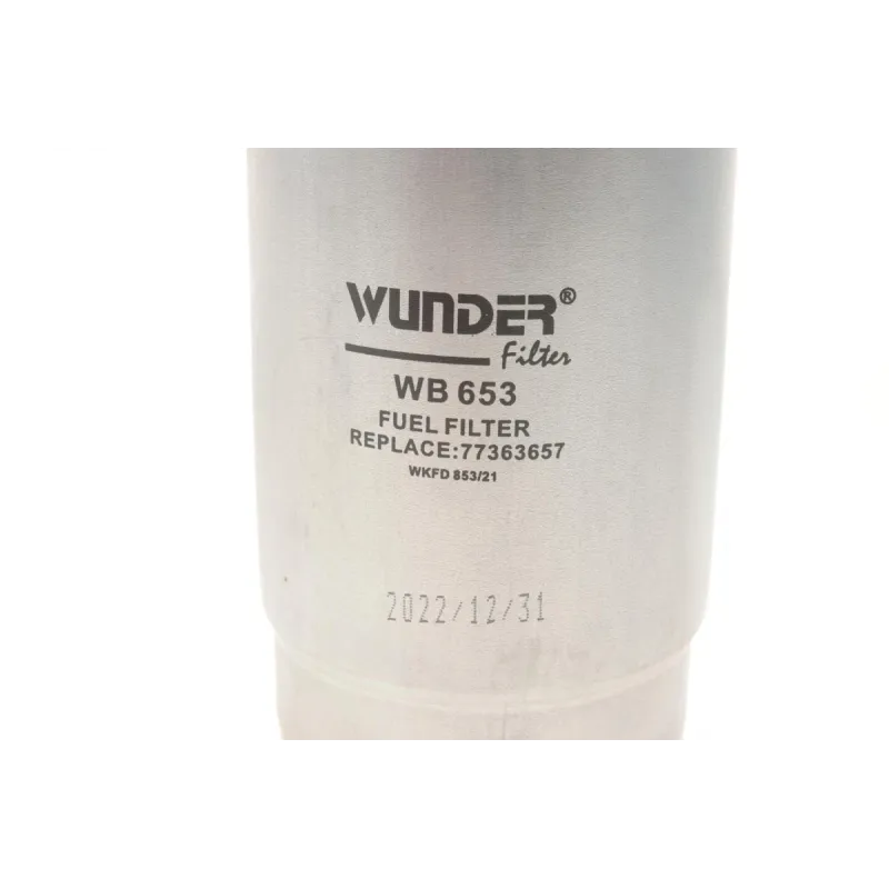 Фільтр паливний WUNDER FILTER WB 653 для Citroen Nemo, Fiat Doblo, Alfa Romeo 159