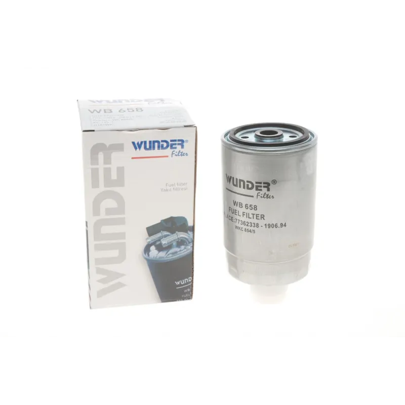 Фільтр паливний WUNDER FILTER WB 658 для Citroen Jumper, Fiat Ducato, Peugeot Boxer 2.0-2.8 HDi 2002-