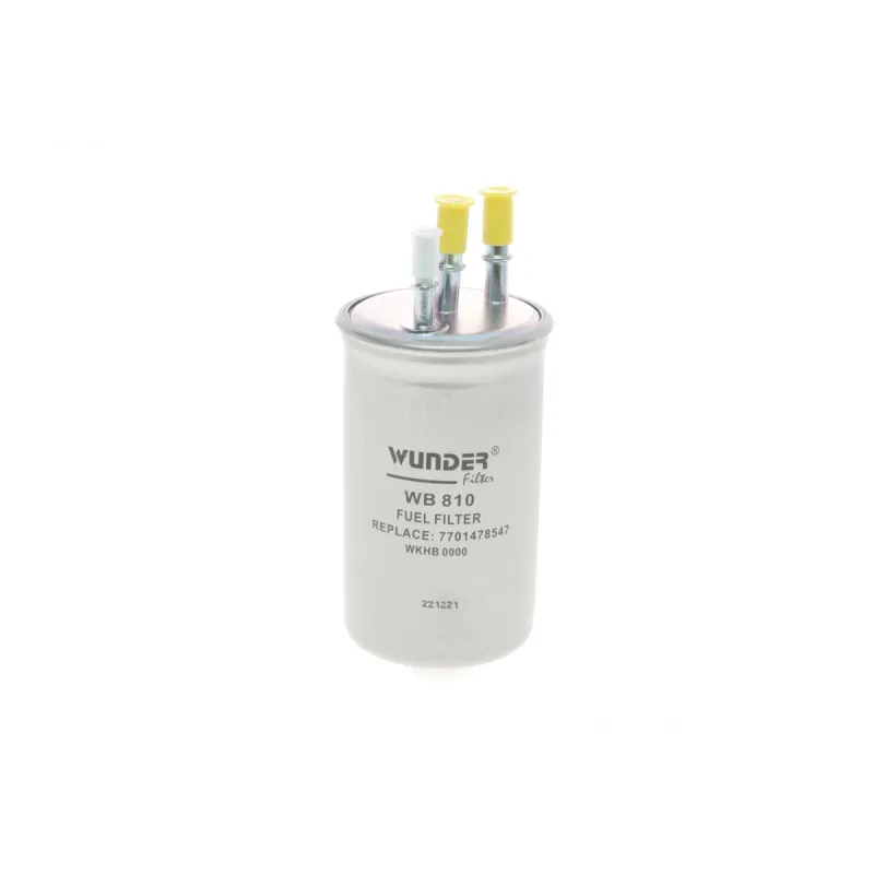 Фільтр паливний WUNDER FILTER WB 810 для Renault Logan, Dacia Duster 1.5 dCi 2005-