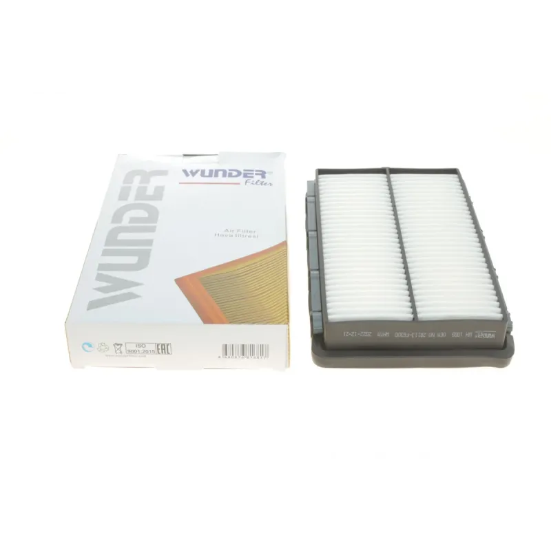 Фільтр повітряний WUNDER FILTER WH 1005 для Kia Pride, Mazda 121 1.3/1.5 16V 90-, 208x152x37 мм