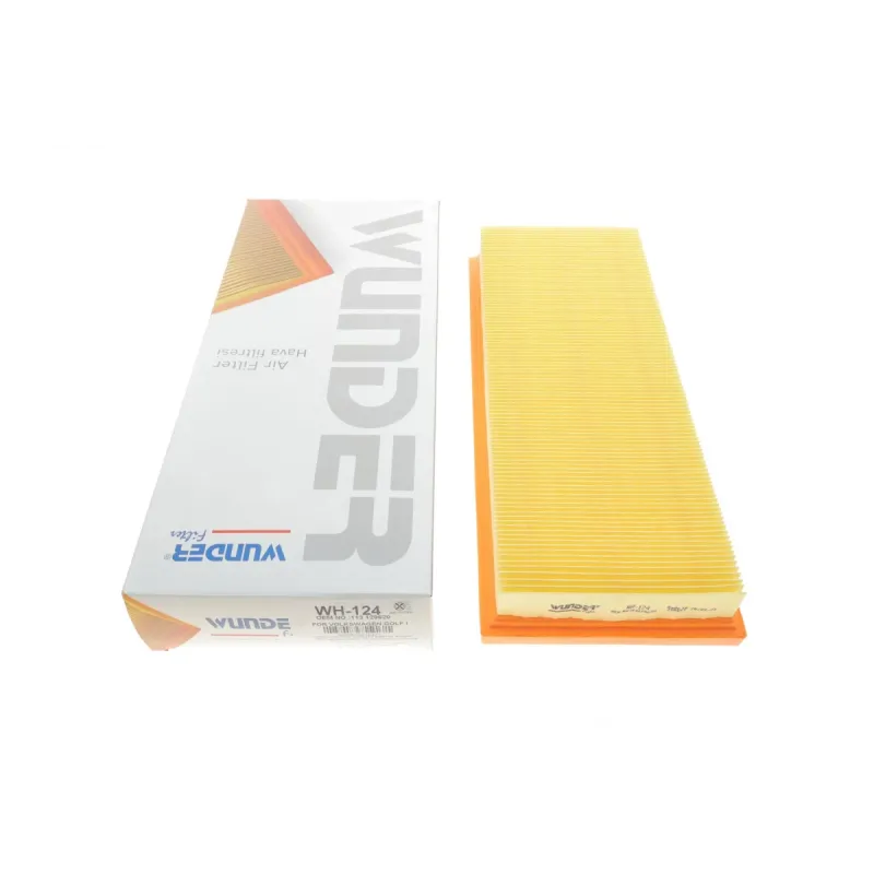 Фільтр повітряний WUNDER FILTER WH 124 для Ford Escort 1.6 83-90, Audi 4000, VW Beetle