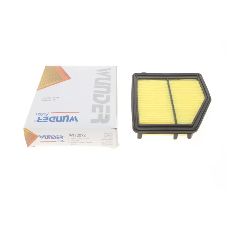Фільтр повітряний WUNDER FILTER WH 2072 для Honda Civic 1.8 2012-, 247x186x50 мм