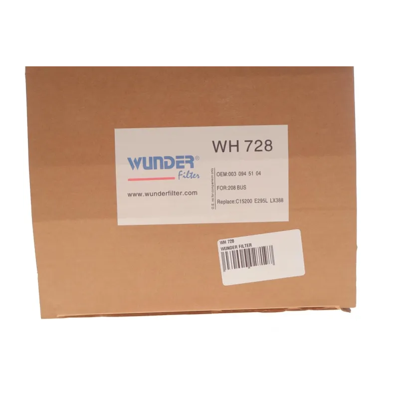 Фільтр повітряний WUNDER FILTER WH 728 з корпусом для Mercedes-Benz T1/TN 1988-1995