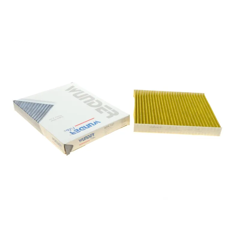 Фільтр салону WUNDER FILTER WPK 107 вугільний для VW Polo, Seat Ibiza 252x212x32 мм