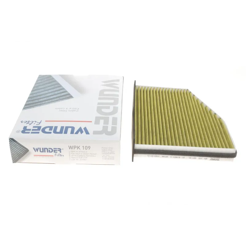 Фільтр салону вугільний WUNDER FILTER WPK 109 для Volkswagen Caddy 1.9TDI 2003-2010