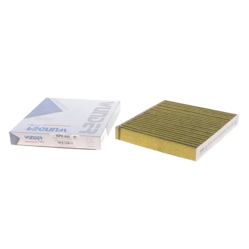 Фільтр салону вугільний WUNDER FILTER WPK 604 для Alfa Romeo 159, Spider 2005-2011, 217.5x200x30 мм