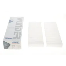 Фільтр салону WUNDER FILTER WP 410 для Citroen Berlingo, Peugeot Partner 2008-2023 (комплект 2 шт.)