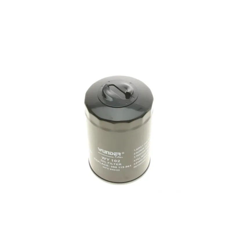 Фільтр масляний WUNDER FILTER WY 102 для Audi 100, VW Golf, Seat Ibiza