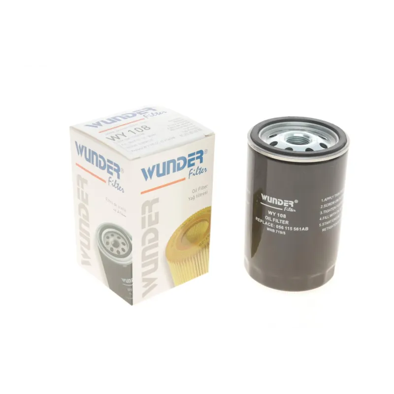 Фільтр масляний WUNDER FILTER WY 108 для Audi 100, VW Golf, Passat, Octavia (бензин)