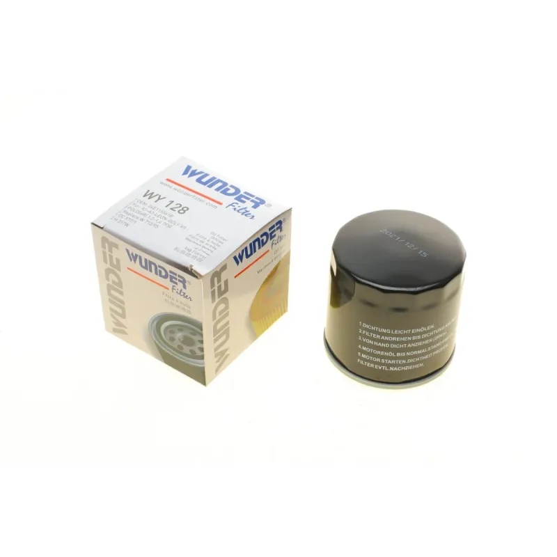 Фільтр масляний WUNDER FILTER WY 128 для VW Caddy IV, Golf VI/VII, Audi A3, Seat Ibiza, 76x79 мм
