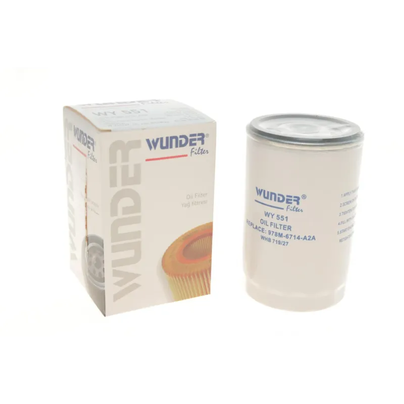 Фільтр масляний WUNDER FILTER WY 551 для Ford Fiesta 1.4i 2001-2008