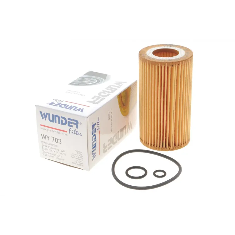 Фільтр масляний WUNDER FILTER WY 703M для Mercedes-Benz C-Class W202/W203/W204, Vito, Sprinter CDI OM611/612/646