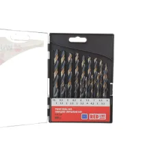Купити Набір свердл HSS RED LINE DIN338 1-10mm 19 шт | KovelAutoHub
