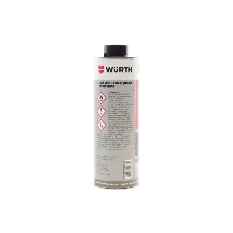Засіб для захисту днища автомобіля WURTH 0892072 1000ml
