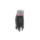 Рукавиці з поліуретановим покриттям (XS) Black PU RED LINE