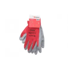 Купити Рукавиці з нітриловим покриттям (L) RED NITRILE | KovelAutoHub