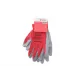 Рукавиці з нітриловим покриттям (L) RED NITRILE