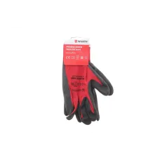 Рукавиці з латексним покриттям (9) RED LATEX GRIP