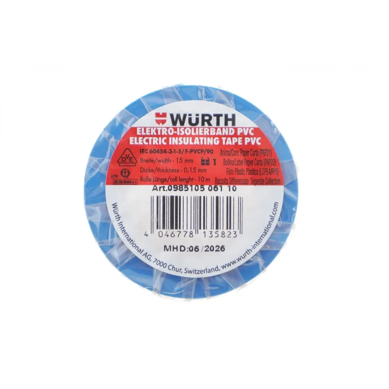 Ізострічка WURTH 0985102 біла 15мм x 10м