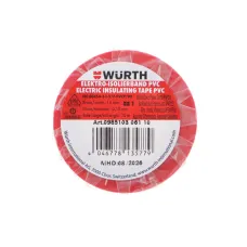 Ізострічка червона WURTH 0985103 (15mm x 10m)