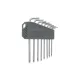 Набір Г-подібних ключів Torx T6-T25 WURTH 575239122