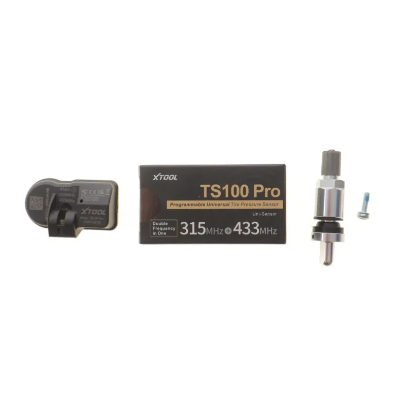 Датчик TPMS (433 МГц + 315 МГц) (металевий) (працюють лише з програматором XTOOL TP150)