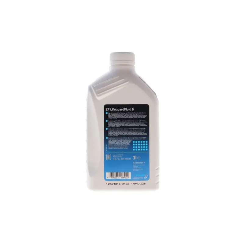 Олива АКПП ZF Lifeguard Fluid 6 ступка Amber 1L (550031808)