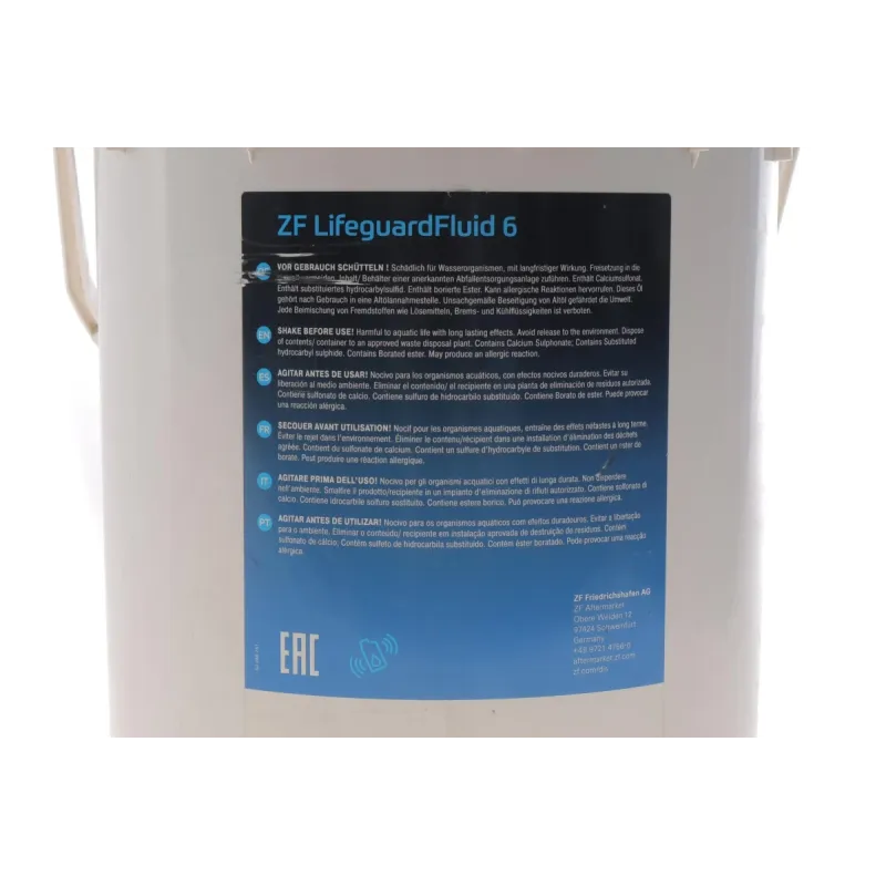 Олива АКПП ZF Lifeguard Fluid 6 20л (550042613)