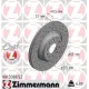 Диск гальмівний (задній) VW Passat 05-/Golf/Seat Leon 12- (310x22) (з покриттям)(з отвором)(повний