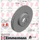 Диск гальмівний передній ZIMMERMANN 150.2937.20 для BMW 5 (G30/F90) 2017-2020, 348x36 мм