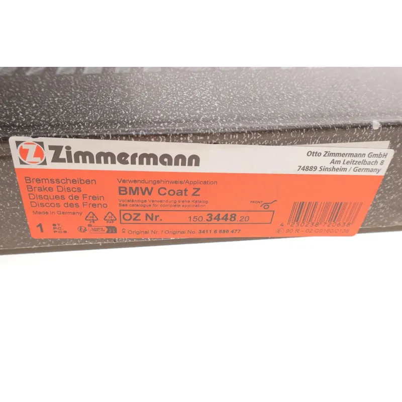 Диск гальмівний (передній) BMW X5 (E70/F15/F85)/X6 (E71/E72/F16/F86) 07- (348x30) (з покр.) (вентил.)