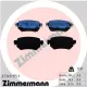 Колодки гальмівні задні ZIMMERMANN 22349.155.1 для Mazda 6 GJ, GH 2012- (з датчиком зносу)