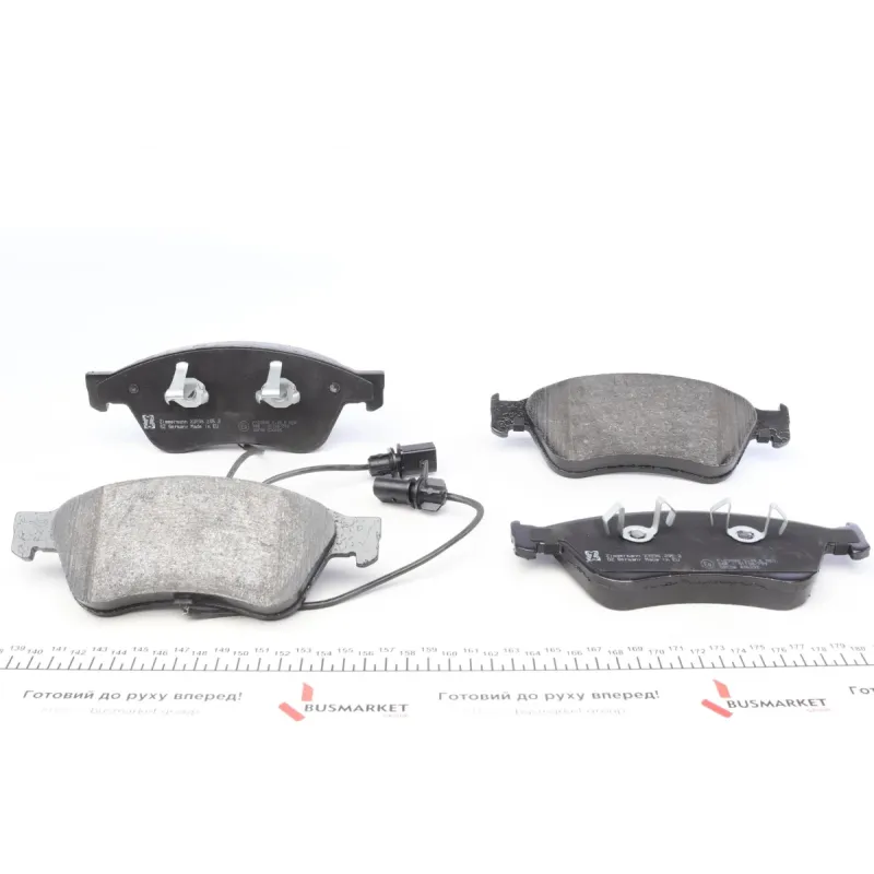 Колодки гальмівні передні ZIMMERMANN 23896.205.2 для Audi A6/A8, VW Phaeton (ATE, ECE R90)