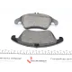 Колодки гальмівні передні Zimmermann 24310.190.1 для Mercedes-Benz C-Class W204/C204, E-Class C207/A207 2007-, 188x81x19 мм
