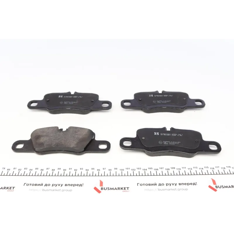 Колодки гальмівні (задні) Porsche 911/Panamera 09- (Brembo)