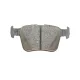 Колодки гальмівні задні ZIMMERMANN 25009.165.1 для VW Golf/Passat/Tiguan/Touran, Audi A3, 61x123x16 мм